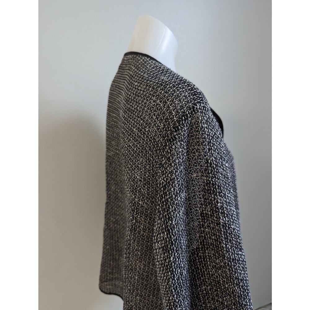 Eileen Fisher Plus Size 1x Textured Open Front Ca… - image 5